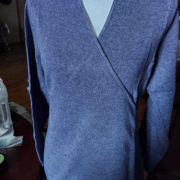 Knit and Love Sweaters - Ladies wrap around sweater